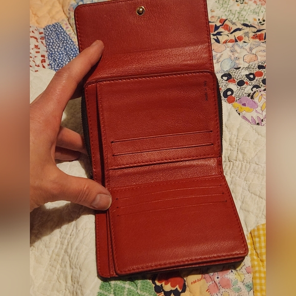 CELINE Logo Leather Trifold Wallet/9X2033 - Picture 6 of 15